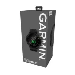 Garmin | Forerunner 55 Running Watch - Black -Sportswear Promotions 0100256200 garmin forerunner55 package