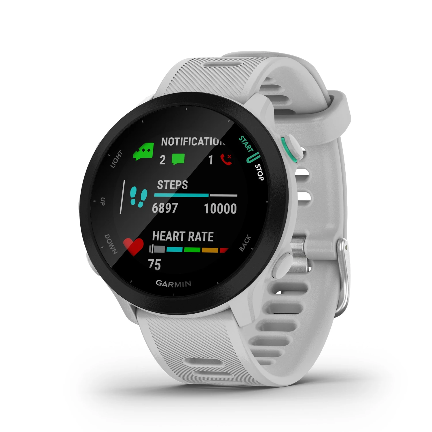 Garmin | Forerunner 55 Running Watch - Whitestone 3 Garmin | Forerunner 55 Running Watch - Whitestone - Image 3