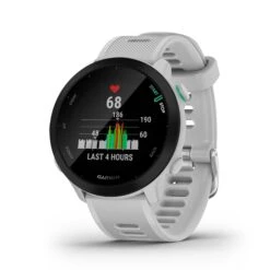 Garmin | Forerunner 55 Running Watch - Whitestone 17 Garmin | Forerunner 55 Running Watch - Whitestone -Sportswear Promotions 0100256201 garmin forerunner55 stats