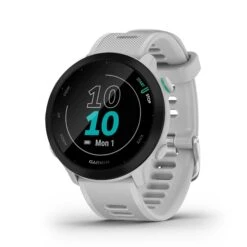Garmin | Forerunner 55 Running Watch - Whitestone 19 Garmin | Forerunner 55 Running Watch - Whitestone -Sportswear Promotions 0100256201 garmin forerunner55 time