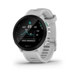 Garmin | Forerunner 55 Running Watch - Whitestone -Sportswear Promotions 0100256201 garmin forerunner55 tracker