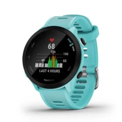 Garmin | Forerunner 55 Running Watch - Aqua -Sportswear Promotions 0100256202 garmin forerunner55 stats