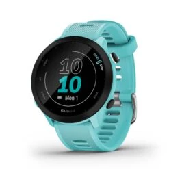 Garmin | Forerunner 55 Running Watch - Aqua -Sportswear Promotions 0100256202 garmin forerunner55 time