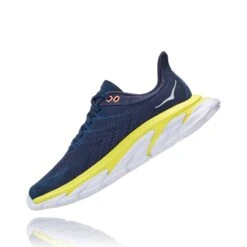 Hoka One One Hoka | Women's Clifton Edge Running Shoes - Moonlit Ocean -Sportswear Promotions 1110511MOEP F hoka cliftonedge leftangle