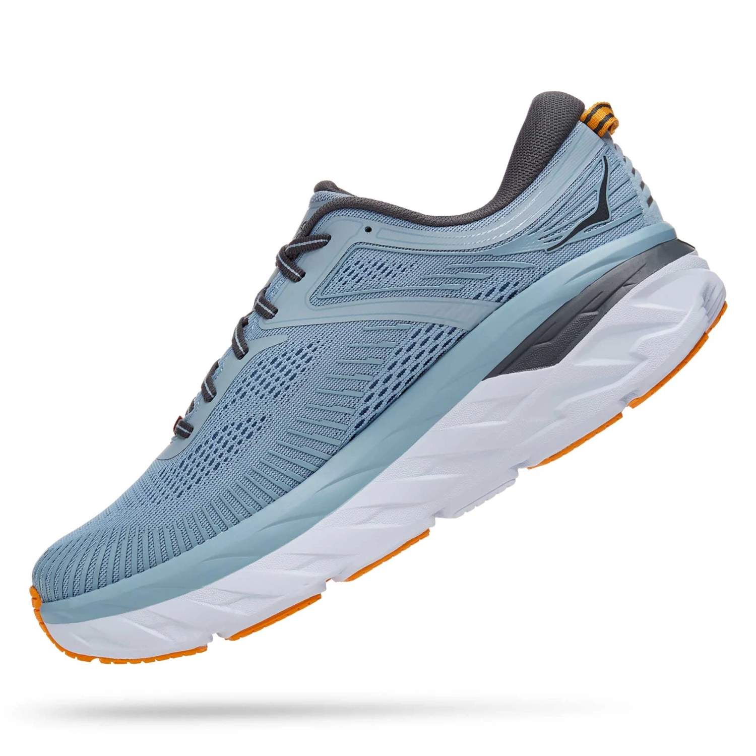 Hoka One One Hoka | Men's Bondi 7 Running Shoes - Blue Fog 5 Hoka One One Hoka | Men's Bondi 7 Running Shoes - Blue Fog - Image 5