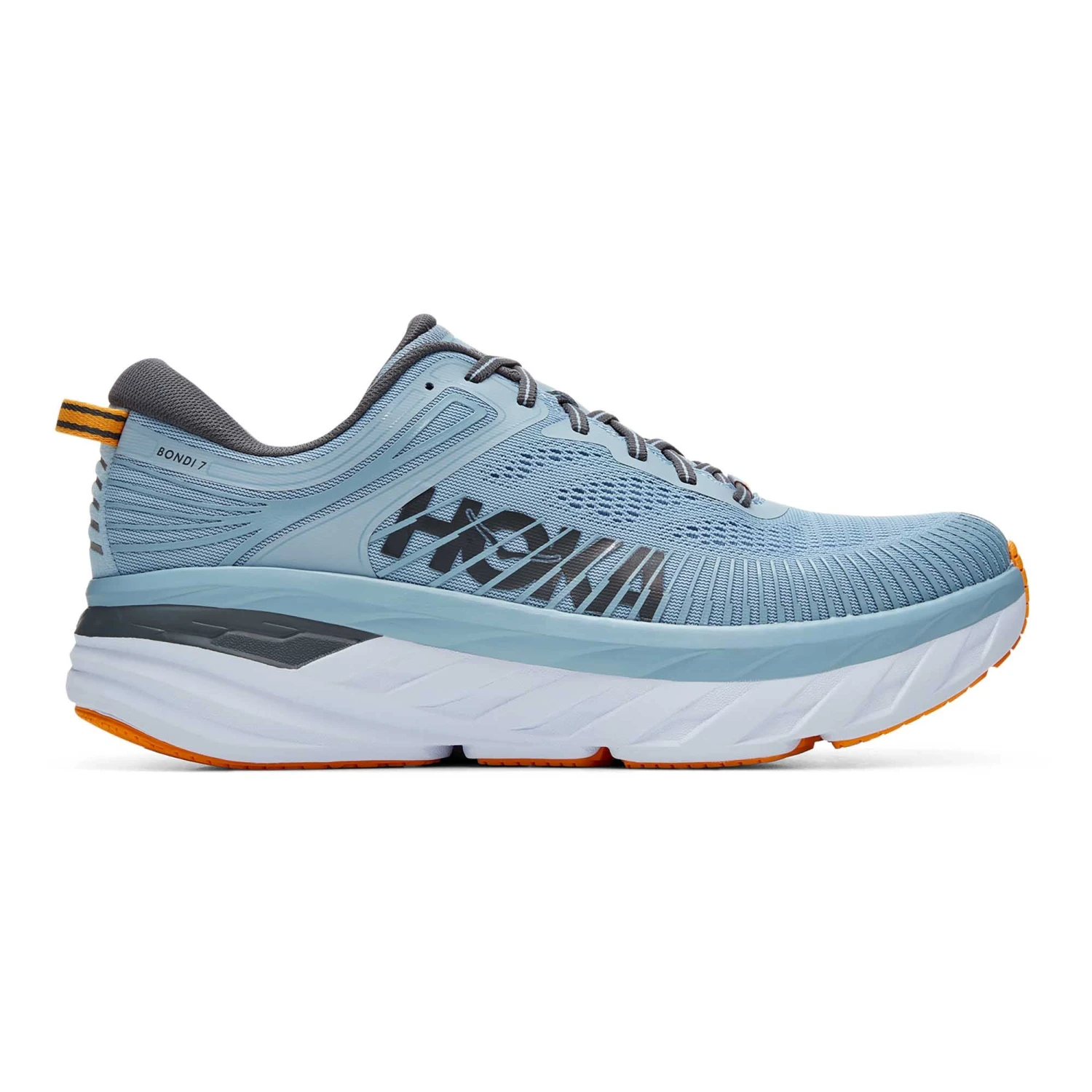 Hoka One One Hoka | Men's Bondi 7 Running Shoes - Blue Fog 1 Hoka One One Hoka | Men's Bondi 7 Running Shoes - Blue Fog
