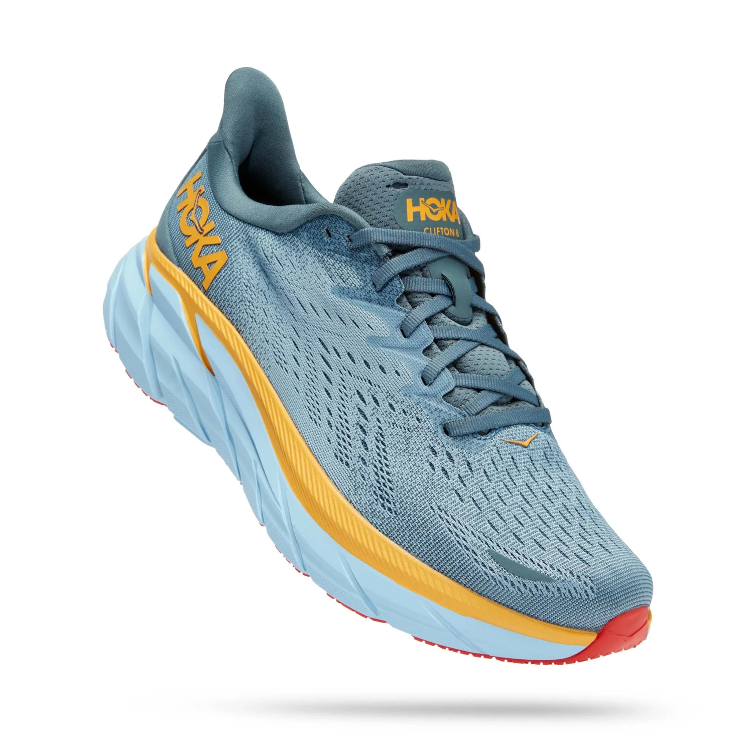 Hoka One One Hoka | Men's Clifton 8 Running Shoes - Goblin Blue 2 Hoka One One Hoka | Men's Clifton 8 Running Shoes - Goblin Blue - Image 2