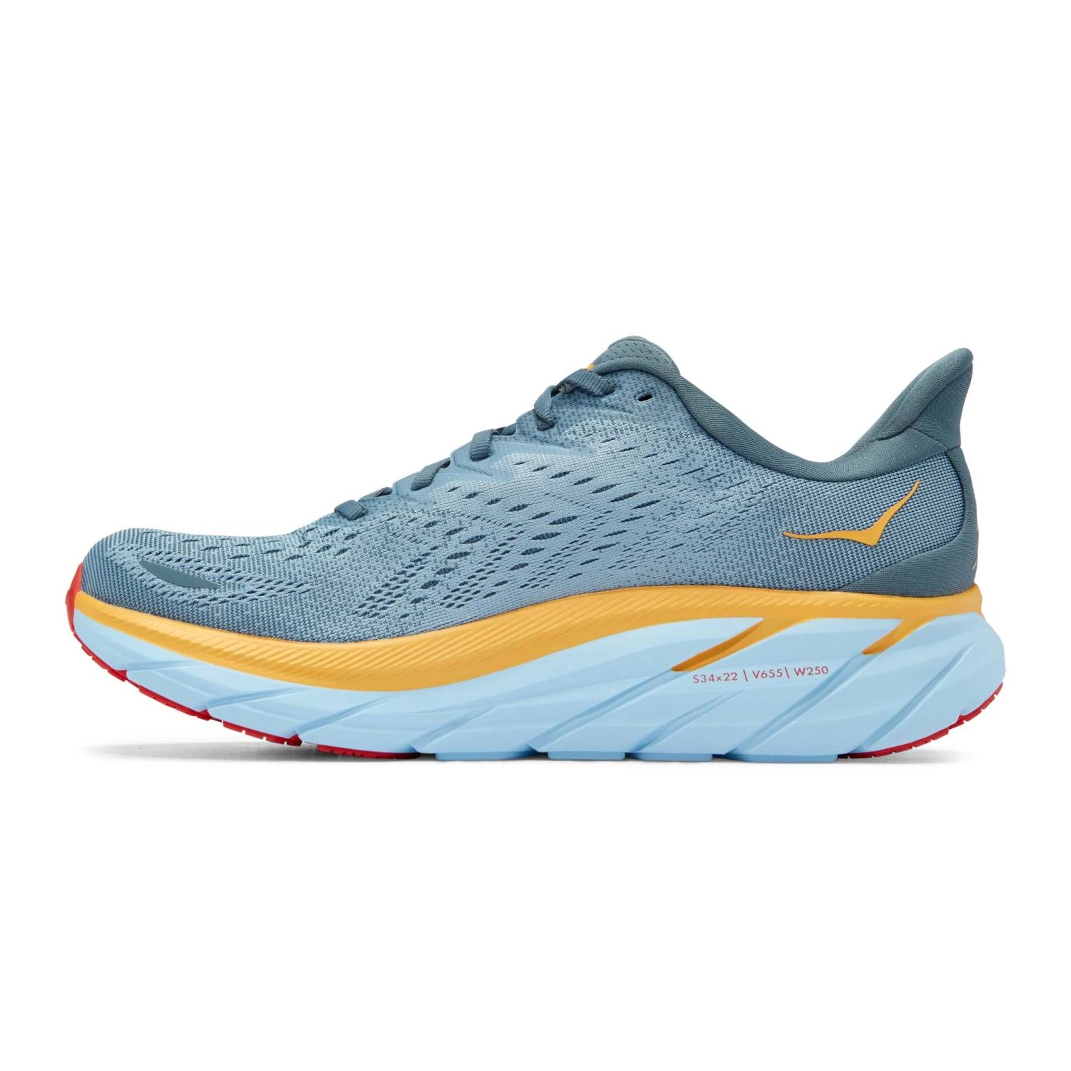 Hoka One One Hoka | Men's Clifton 8 Running Shoes - Goblin Blue 4 Hoka One One Hoka | Men's Clifton 8 Running Shoes - Goblin Blue - Image 4