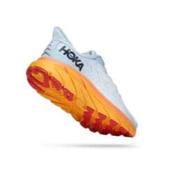 Hoka One One Hoka | Women's Clifton 8 Wide Running Shoes - Summer Song -Sportswear Promotions 1119394 SSIF W Hoka Clifton8 back 3d235e89 b420 41fb bcd0 a95203a9a802