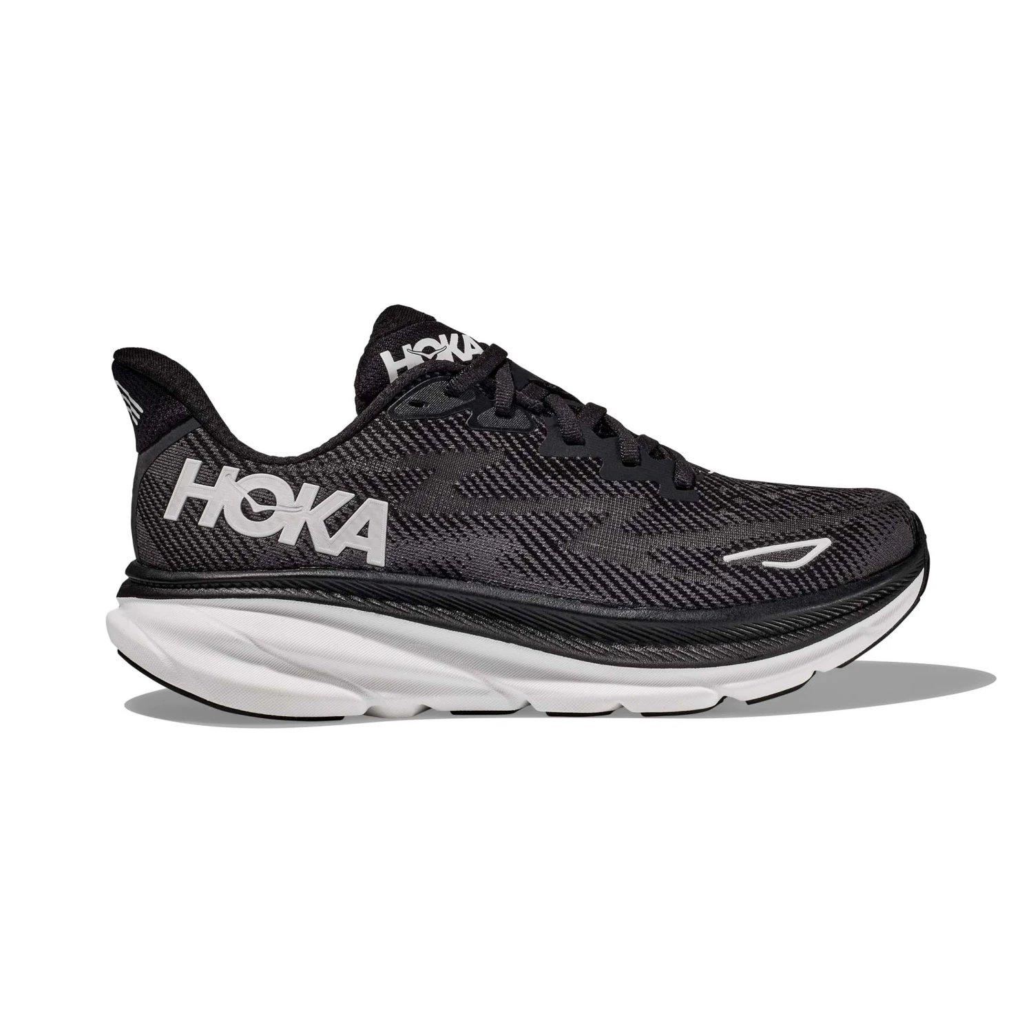 Hoka One One Hoka | Women's Clifton 9 Wide Running Shoes - Black 1 Hoka One One Hoka | Women's Clifton 9 Wide Running Shoes - Black