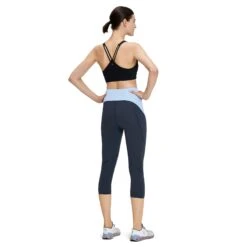 On | Women's Movement 3/4 Tights - Navy -Sportswear Promotions 1WD10230900 W On Movement34Tight backfullbody
