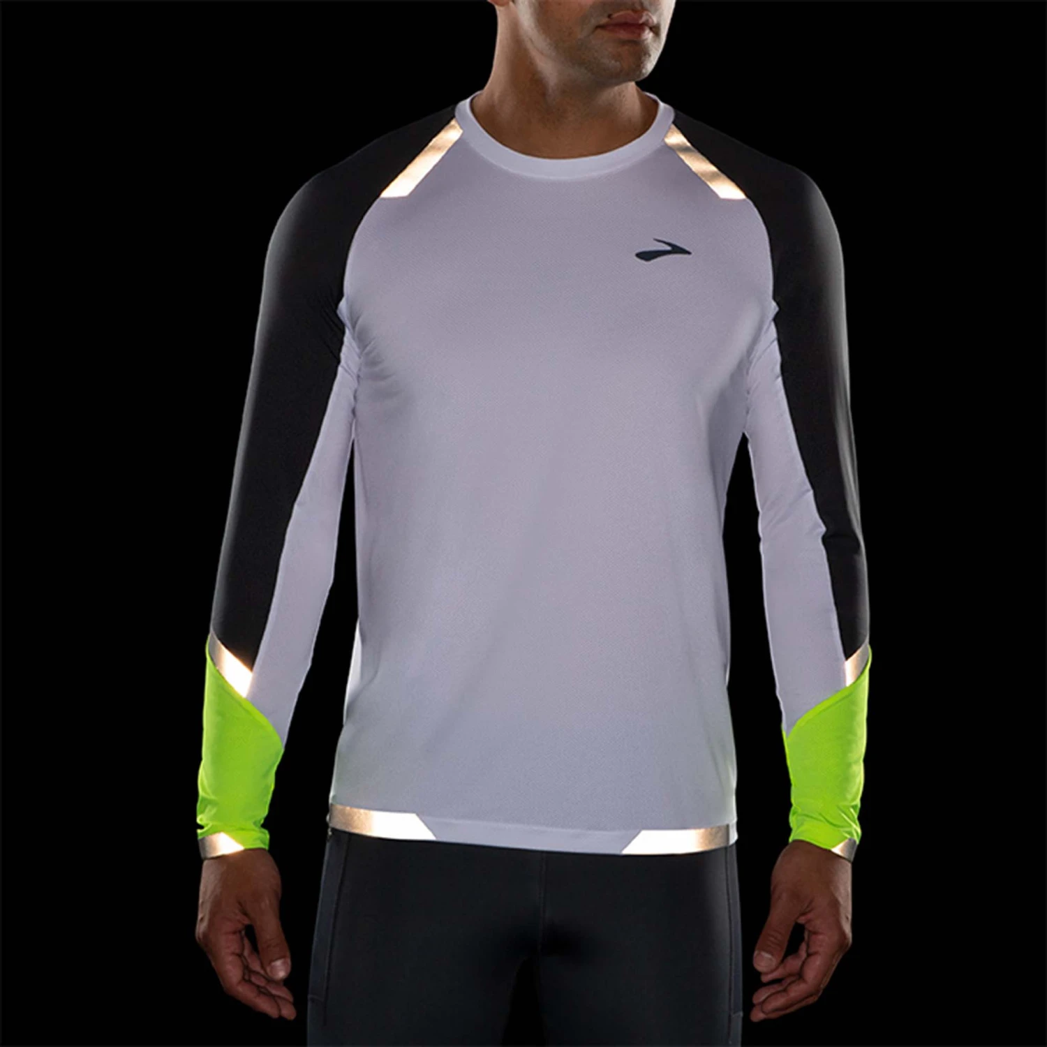 Brooks | Men's Run Visible Long Sleeve 2 Brooks | Men's Run Visible Long Sleeve - Image 2
