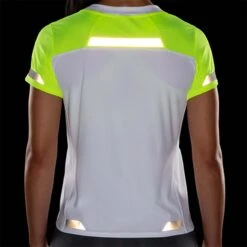 Brooks | Women's Run Visible Short Sleeve -Sportswear Promotions 221562135 W Brooks RunVisibleShortSleeve backdark