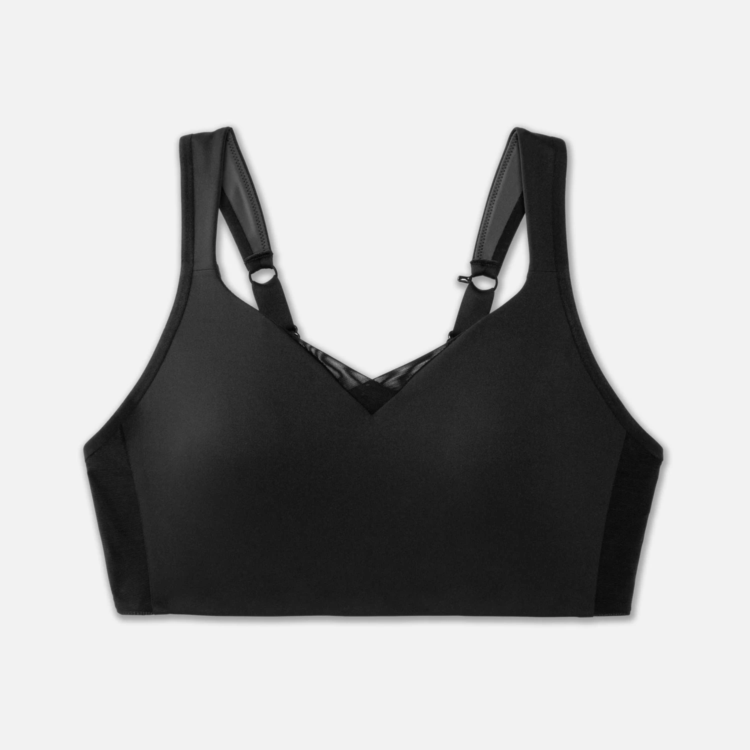 Brooks | Women's Drive Convertible Run Bra - Black 1 Brooks | Women's Drive Convertible Run Bra - Black