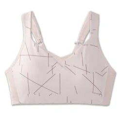 Brooks | Women's Drive Convertible Run Bra - Pink 18 Brooks | Women's Drive Convertible Run Bra - Pink -Sportswear Promotions 350081658 F brooks driveconvertiblerunbra front