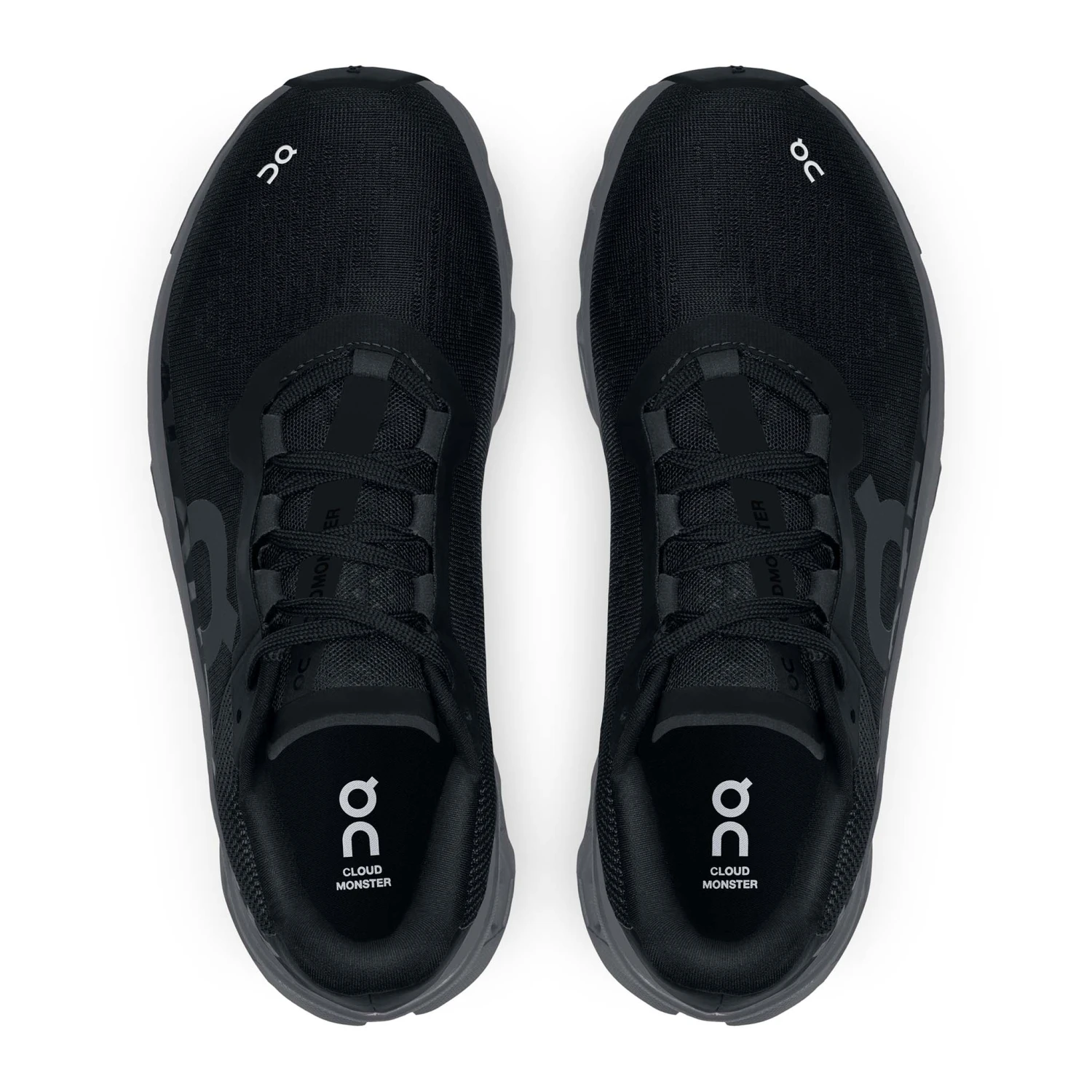 On | Women's Cloudmonster Running Shoes - Black 5 On | Women's Cloudmonster Running Shoes - Black - Image 5