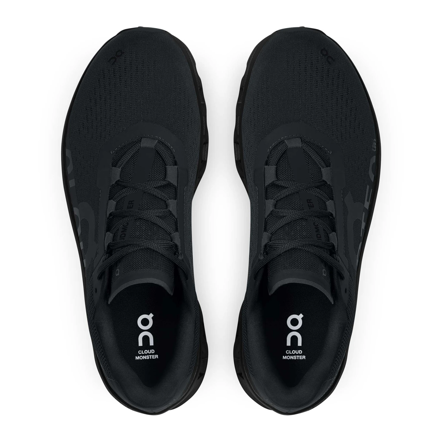 On | Men's Cloudmonster Running Shoes - All Black 5 On | Men's Cloudmonster Running Shoes - All Black - Image 5