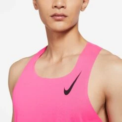 Nike | Men's Aeroswift Singlet -Sportswear Promotions CJ7835 639 M nike aeroswift singlet neckline
