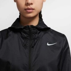Nike | Women's Essential Jacket Plus -Sportswear Promotions CZ2851 010 W Nike EssentialJacketPlus frontclose