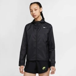 Nike | Women's Essential Jacket Plus -Sportswear Promotions CZ2851 010 W Nike EssentialJacketPlus frontonbody