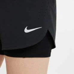 Nike | Women's Eclipse 2in1 Short -Sportswear Promotions CZ9570 010 W Nike Eclipse2in1Short logo