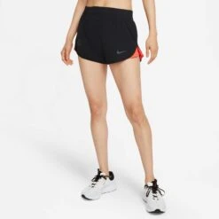 Nike | Women's Run Division Tempo Luxe Shorts -Sportswear Promotions DD5328 010 F nike Run Division Tempo Luxe Shorts model