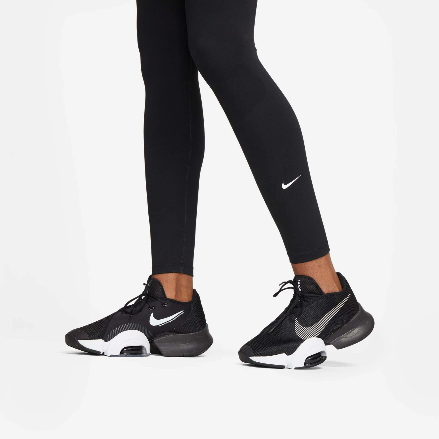 Nike | Women's One Dri-FIT High-Rise Leggings - Black 3 Nike | Women's One Dri-FIT High-Rise Leggings - Black - Image 3