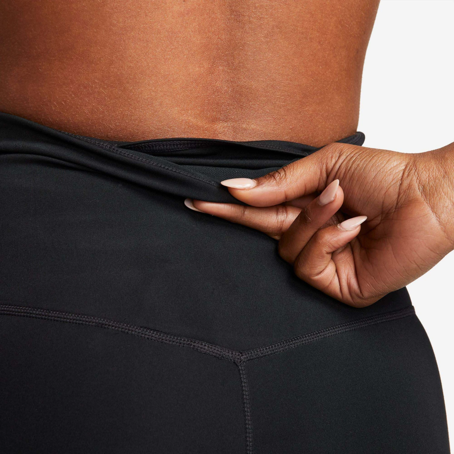 Nike | Women's One Dri-FIT High-Rise Leggings - Black 5 Nike | Women's One Dri-FIT High-Rise Leggings - Black - Image 5