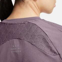 Nike | Women's Dri-Fit ADV Run DVN SS Top - Purple Smoke -Sportswear Promotions DQ6642 531 W Nike Dri FitADVRunDVNSSTop neck