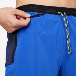 Nike | Men's Trail Second Sunrise 5" Brief-Lined Trail Shorts - Hyper Royal -Sportswear Promotions DV9311 405 M Nike DFTrailShort5Inch detail2