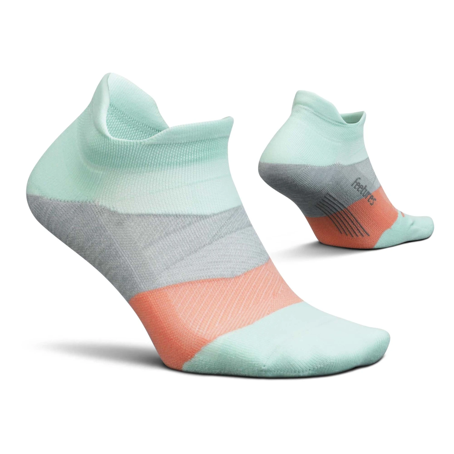Feetures | Unisex Elite Ultra Light No Show Tab - Move Aside Mint 1 Feetures | Unisex Elite Ultra Light No Show Tab - Move Aside Mint