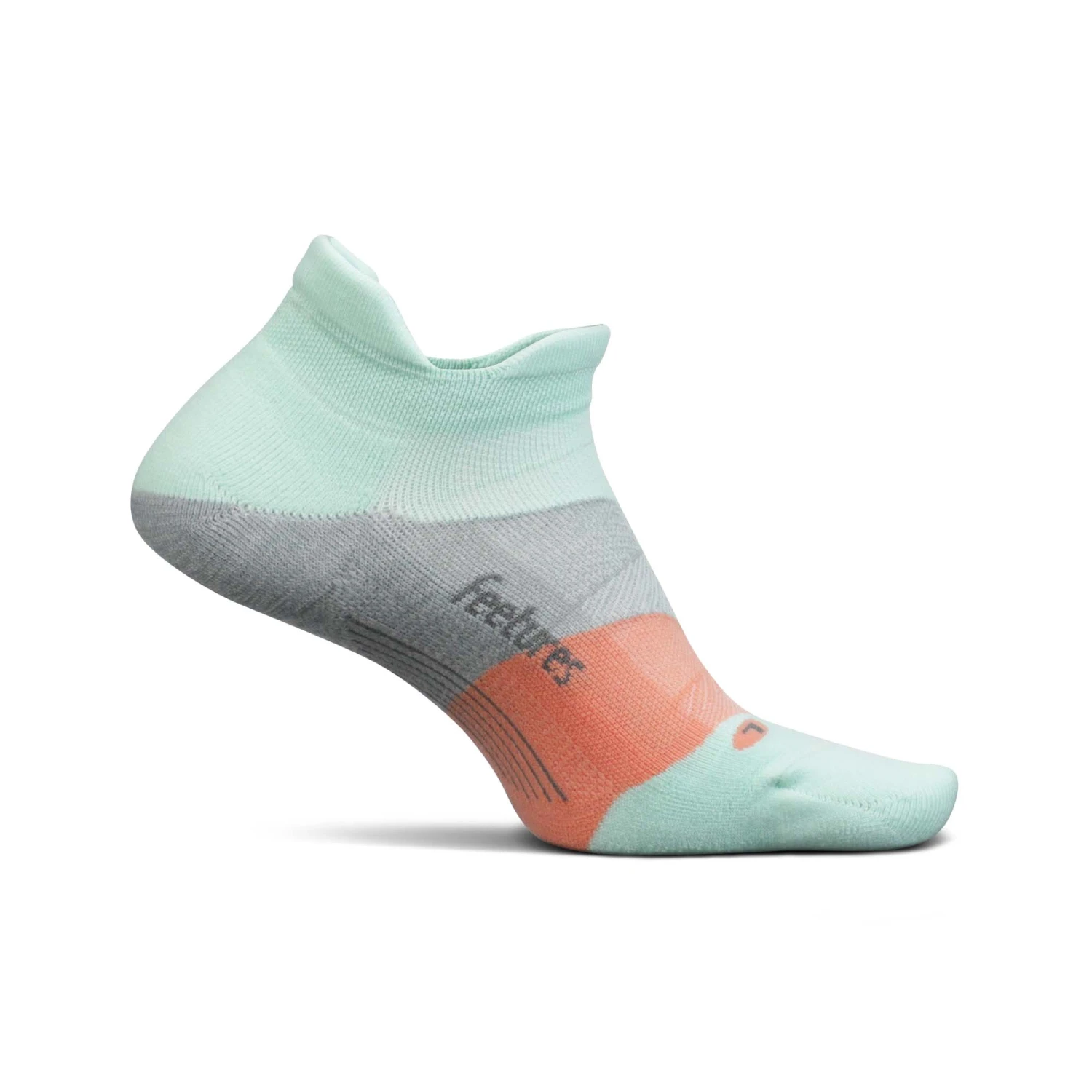 Feetures | Unisex Elite Ultra Light No Show Tab - Move Aside Mint 2 Feetures | Unisex Elite Ultra Light No Show Tab - Move Aside Mint - Image 2