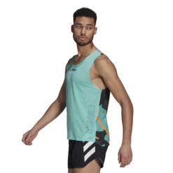 Adidas | Men's TERREX AGR Singlet GFX -Sportswear Promotions GL1205 M adidas agrsingletgfx modelside