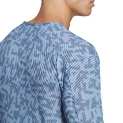 Adidas | Men's Terrex Primeblue Trail Graphic Longsleeve - Blue Dawn 7 Adidas | Men's Terrex Primeblue Trail Graphic Longsleeve - Blue Dawn -Sportswear Promotions HZ1323 M adidas TerrexPrimeblueTrailGraphicLongsleeve detail