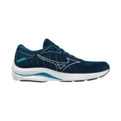 Mizuno | Men's Wave Rider 25 Running Shoes - Gibraltar Sea -Sportswear Promotions J1GC210302 M mizuno waverider25 rightinner