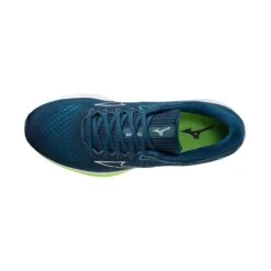 Mizuno | Men's Wave Rider 25 Running Shoes - Gibraltar Sea -Sportswear Promotions J1GC210302 M mizuno waverider25 top