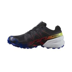 Salomon | Men's Speedcross 6 GTX Blue Fire Running Shoes - Black -Sportswear Promotions L47202300 M Salomon Speedcross6GTXBlueFire side2