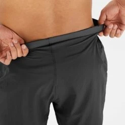 Salomon | Men's Sense Aero 5'' Shorts - Deep Black -Sportswear Promotions LC1870000 M Salomon SenseAero5 waist