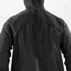 Salomon | Men's Bonatti Waterproof Jacket - Deep Black -Sportswear Promotions LC1873900 M Salomon BonattiWPJacket backdetail