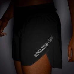 Salomon | Women's Sense Aero 5'' Shorts -Sportswear Promotions LC1891500 W Salomon senseaero5short sidedark