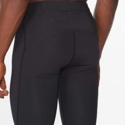 2XU | Men's Aero Vent Compression Tights -Sportswear Promotions MA6529bBLKSRF M 2xu aeroventcomptight back