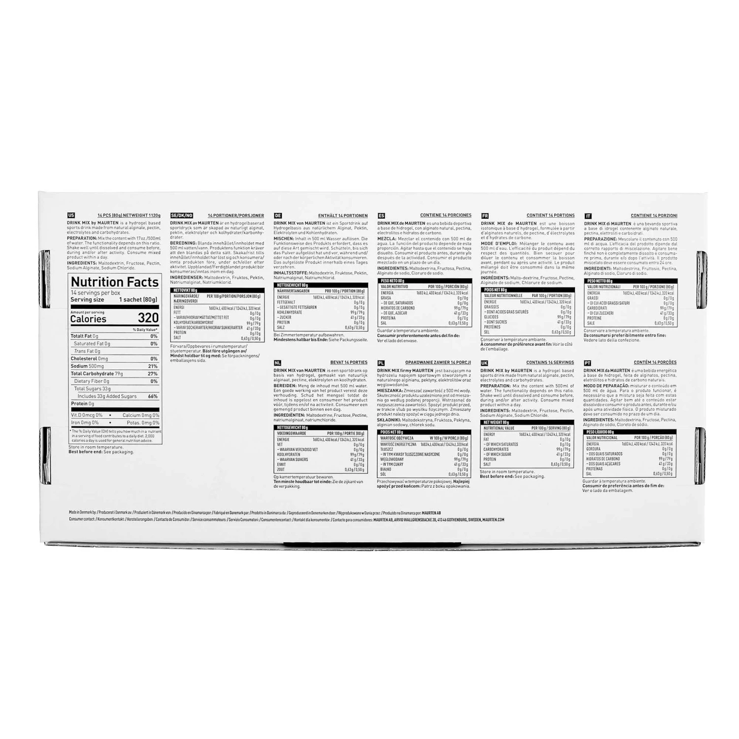 Maurten | Drink Mix 320 Box - 14 Servings 4 Maurten | Drink Mix 320 Box - 14 Servings - Image 4