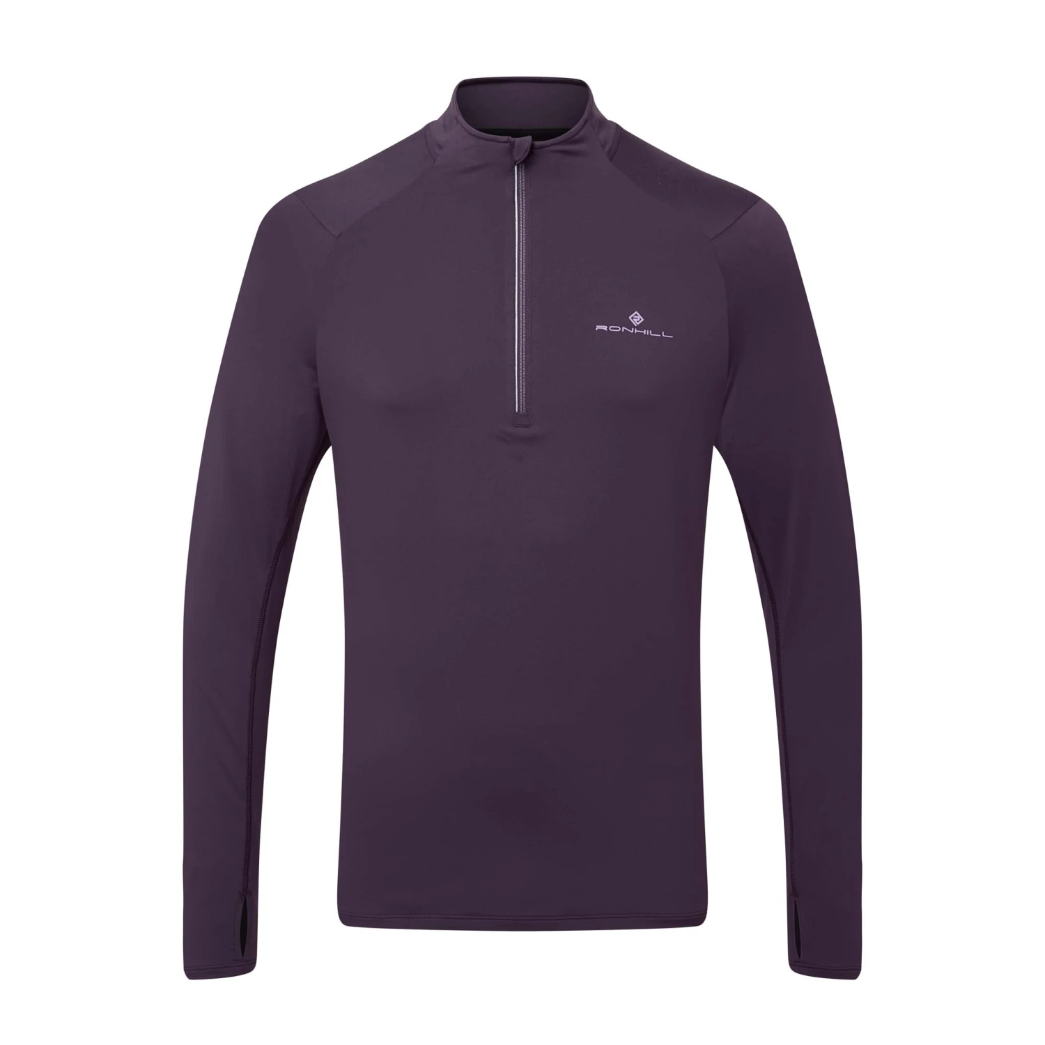 Ronhill | Men's Life Practice 1/2 Zip Tee - Nightshade 1 Ronhill | Men's Life Practice 1/2 Zip Tee - Nightshade