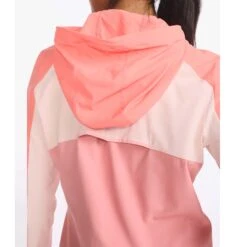 2XU | Women's Aero Jacket - Hyper Coral -Sportswear Promotions WR6686aHYCRSF W 2XU AeroJacket backonbody