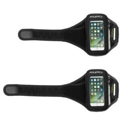 Fitletic | Unisex Forte Running Arm Band -Sportswear Promotions forte black sizes 3