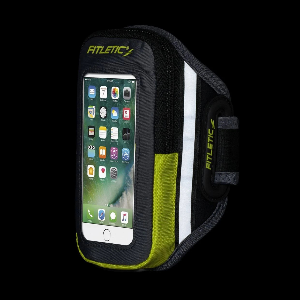 Fitletic | Unisex Forte Running Arm Band - Grey 6 Fitletic | Unisex Forte Running Arm Band - Grey - Image 6