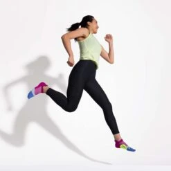 Feetures | Unisex Elite Light Cushion No Show Tab - Pulse Purple -Sportswear Promotions pulsepurple feetures2