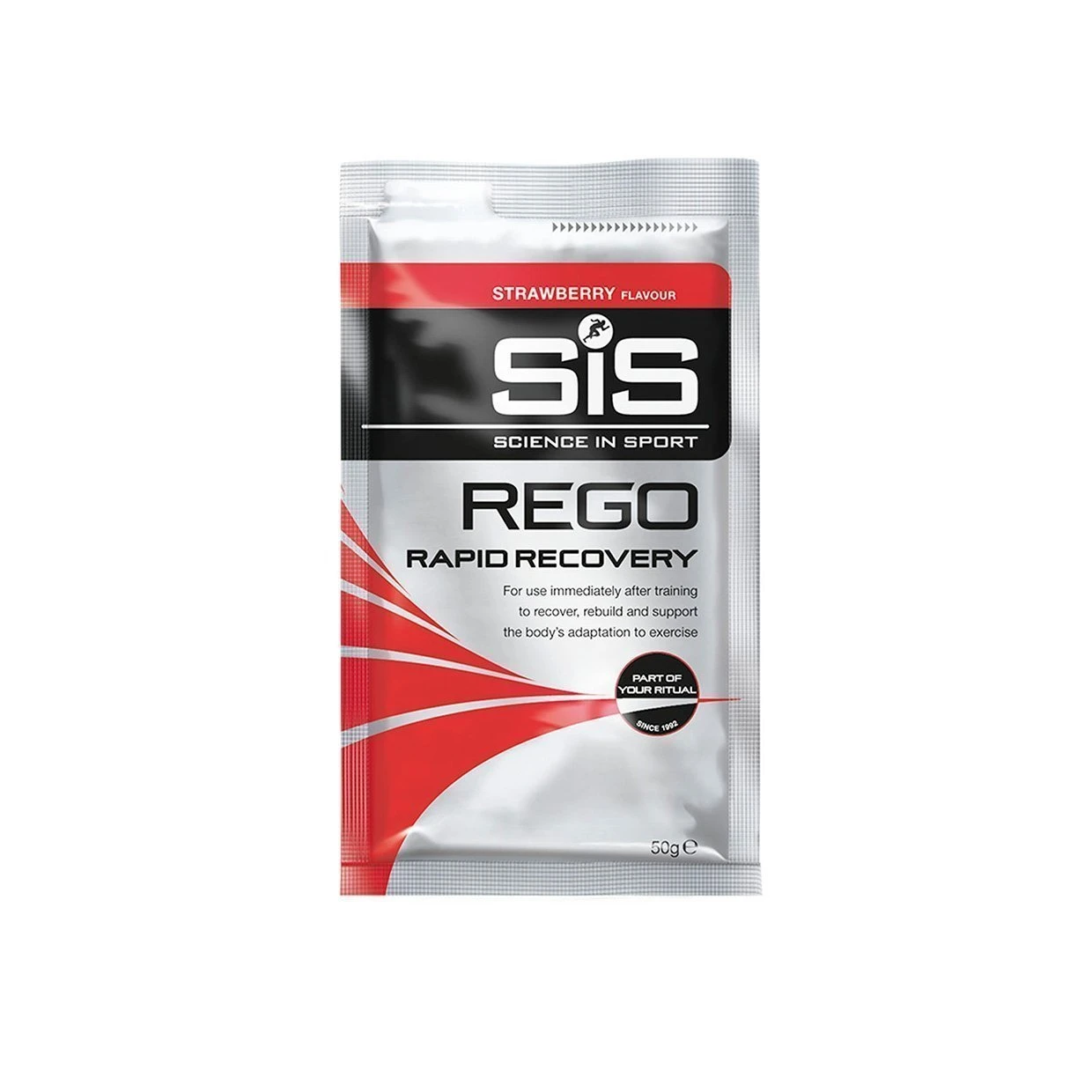 SiS | Science In Sport Rego Rapid Recovery Sachet - Strawberry 50g 1 SiS | Science In Sport Rego Rapid Recovery Sachet - Strawberry 50g